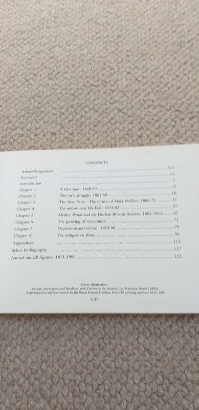 A SCARCE BOOK " A NEW HISTORY OF THE DURBAN BOTANIC GARDENS " AGAIN SIGNED !!!